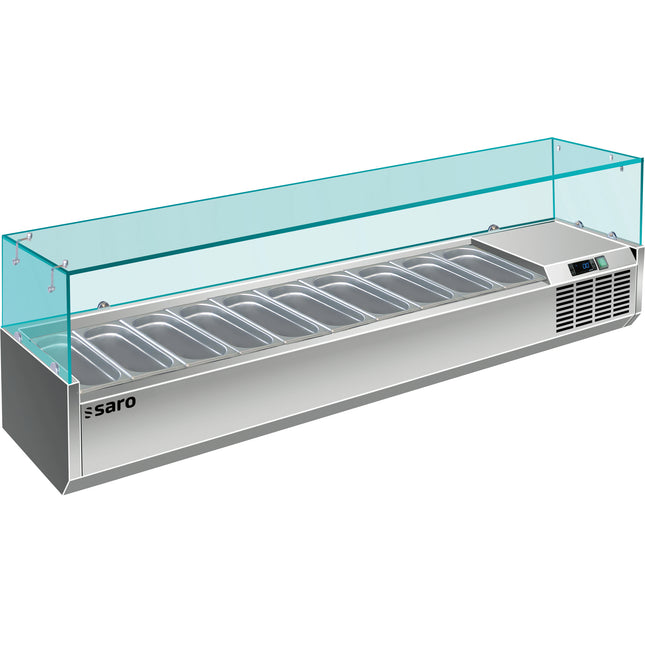 Présentoir de table réfrigéré SARO - 1/4 GN
modèle VRX 2000/330
