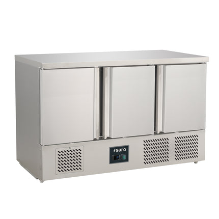 SARO Cooled Worktable, 3 Doors,
model S903 S/S TOP PRO