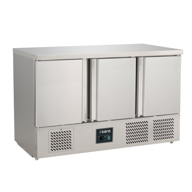 SARO Cooled Worktable, 3 Doors,
model S903 S/S TOP PRO