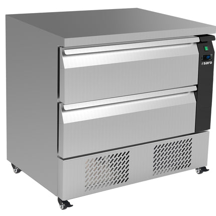 SARO drawer cooling table with 2 drawers,
model DRAW 3SK