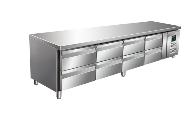 SARO kølebord under bord, 4x2 skuffer 
model UGN 4180 TN