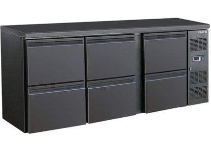 SARO Bar Cooler with 3 x 2 drawers,
model BC 3100-S6
