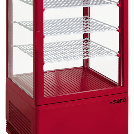 SARO Mini Refrigerated Showcase Ventilated Cooling
model SC 70 red