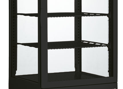 SARO Mini Refrigerated Showcase Ventileret Køling
model SC 80 sort