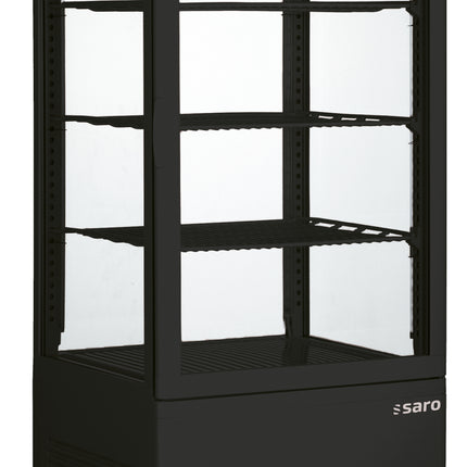 SARO Mini Refrigerated Showcase Ventilated Cooling
model SC 80 black