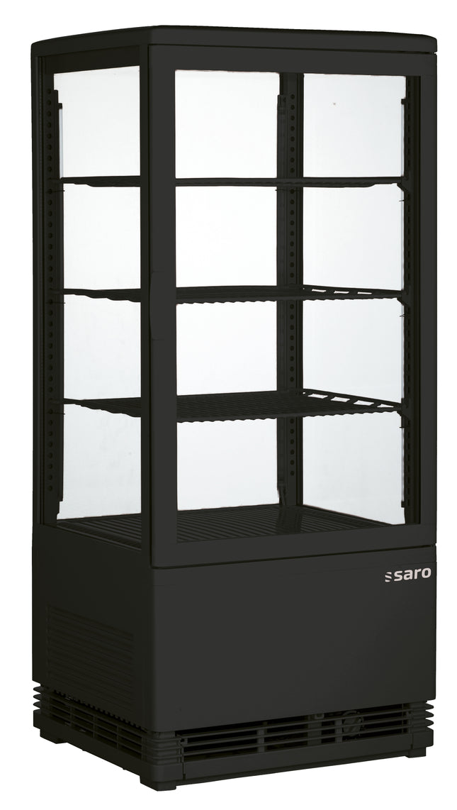 SARO Mini Refrigerated Showcase Ventilated Cooling
model SC 80 black