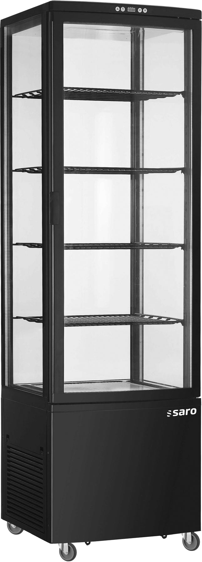 SARO Refrigerated Showcase, 235 Liter
model SVEN black