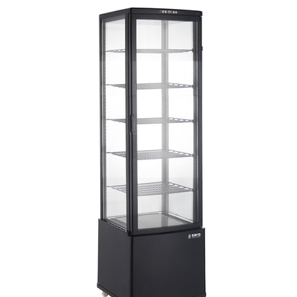 SARO Display Case, black 
model LEO AV