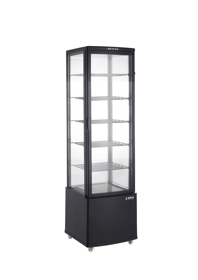 SARO Display Case, black 
model LEO AV