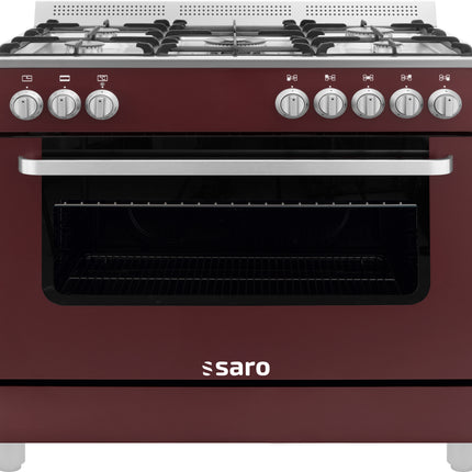 SARO Multifunction cooker gas/electric
model TS95C61LVI bordeaux