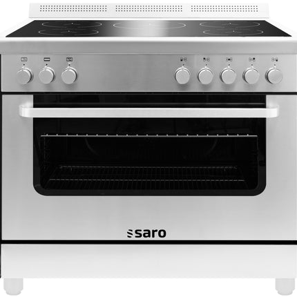 SARO Semi-professionel induktionskomfur 
model TS95IND61X sølv
