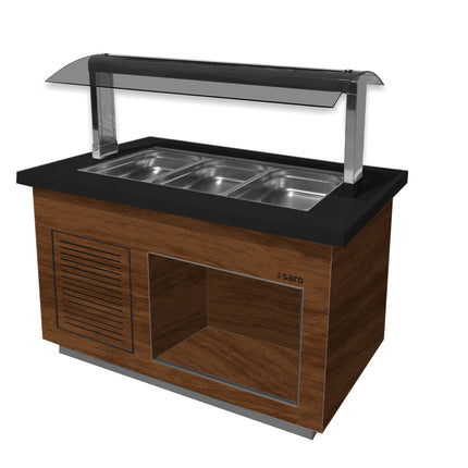 SARO Salatbar
model PREMIUM LINE- SB-K 130 orzech
