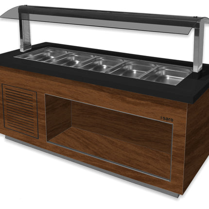 SARO Salatbar
model PREMIUM LINE- SB-K 200 orzech