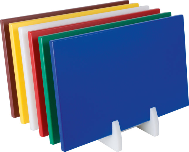 SARO Polyethylene Cutting Board with slip resistant feet white