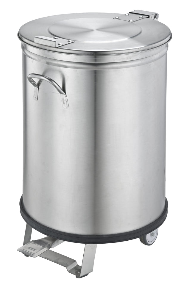 SARO Waste bin on wheels with opening pedal,
model ME 50