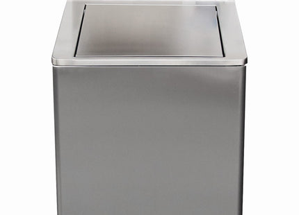 SARO affaldsspand i rustfrit stål 90 liter, 
model Jupiter