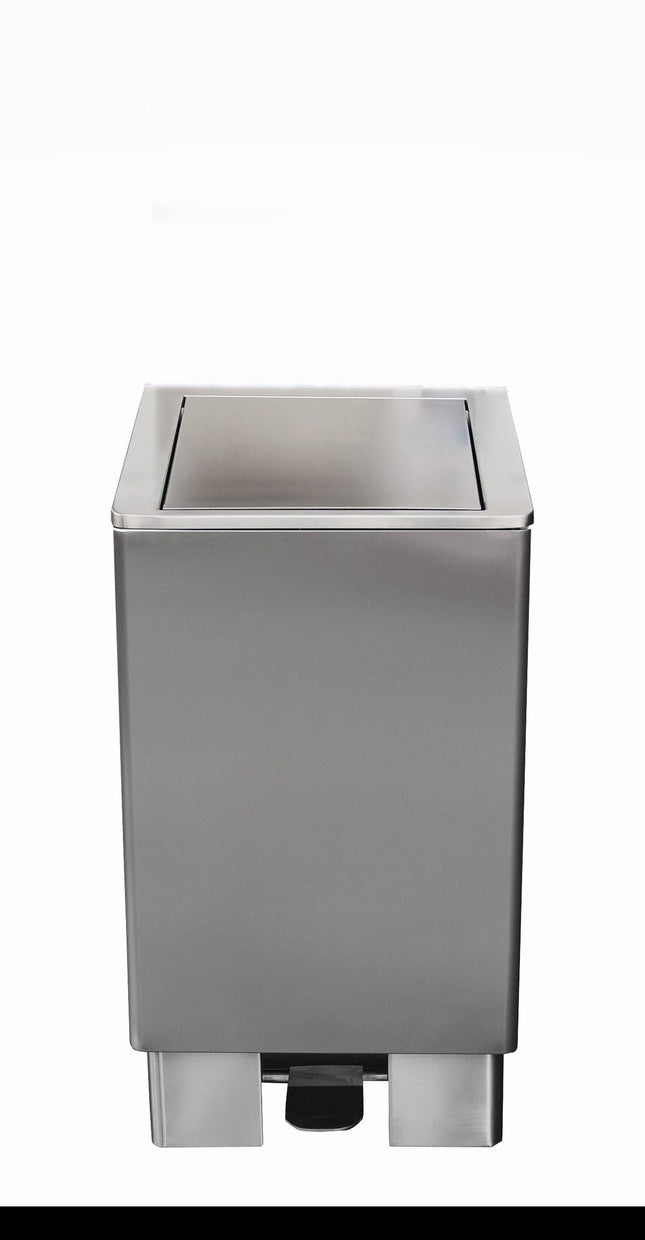 SARO affaldsspand i rustfrit stål 90 liter, 
model Jupiter