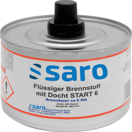 SARO Liquid Heating Fuel with wick
model START 6