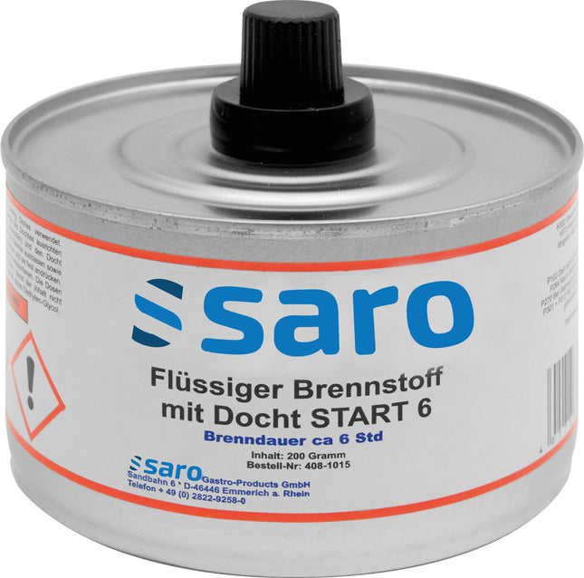 SARO Liquid Heating Fuel with wick
model START 6