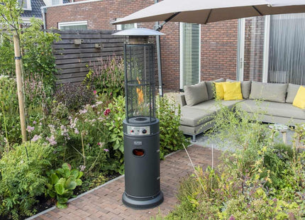 SARO-gasvarmeapparat 
Model FLAMEHEATER ROUND 11000