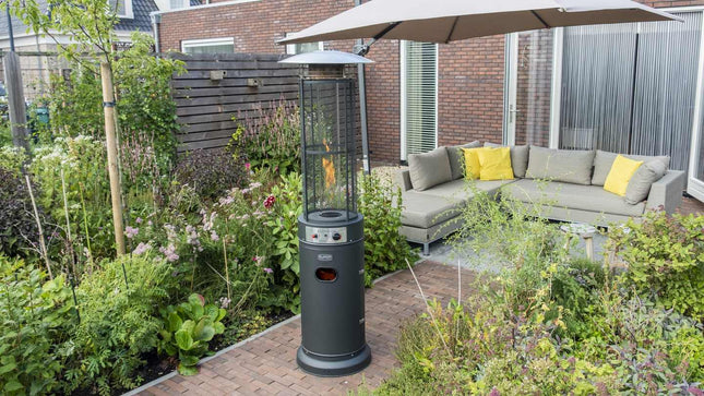SARO-gasvarmeapparat 
Model FLAMEHEATER ROUND 11000