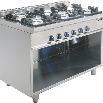 SARO Gas cooker with open stand
model E7/KUPG6BA