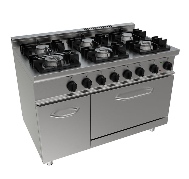 SARO Plynový sporák s elektrickou troubou
model E7/KUPG6LE