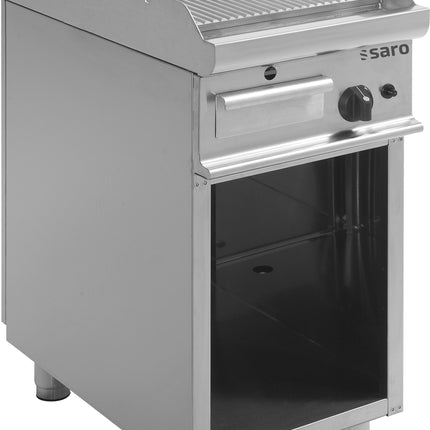 SARO Gas griddle with open stand
model E7/KTG1BAR
