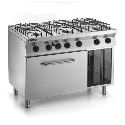 Cuisinière à gaz SARO Fast-Series avec four électrique
modèle F7/FUG6LE