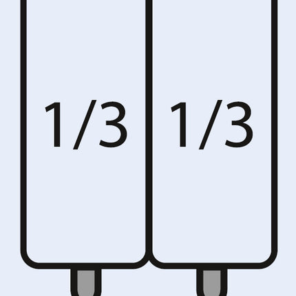 SARO E7/CPCEXC Pasta kurvsett: 2 x 1/3 GN