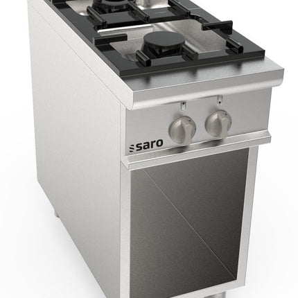 SARO Gas stove open substructure 2 burners LQ
model LQ / CUG2BA