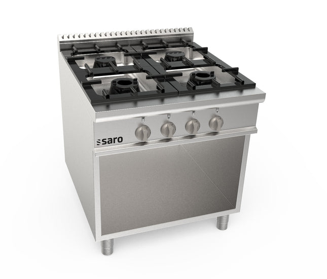 SARO Gas stove open substructure 4 burners LQ
model LQ / CUG4BA