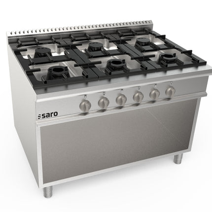SARO Cuisinière à gaz structure ouverte 6 feux LQ
modèle LQ/CUG6BA
