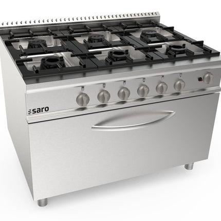 SARO Gaskomfur + gasovn 6 blus LQ
model LQ / CUG6FM