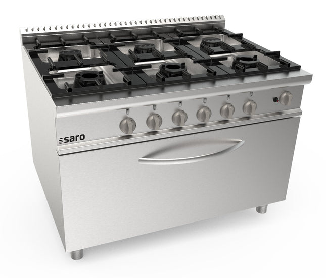 SARO Gaskomfur + gasovn 6 blus LQ
model LQ / CUG6FM