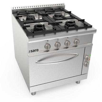 SARO Gasherd + Elektroofen 4 Brenner LQ
Modell LQ / CUG4NE