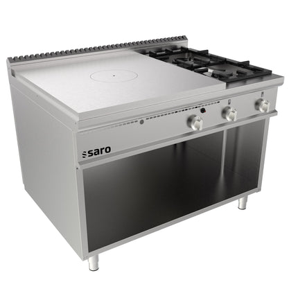 SARO Poêle à plaque ouverte structure ouverte + 2 brûleurs LQ
modèle LQ / TPG6BA