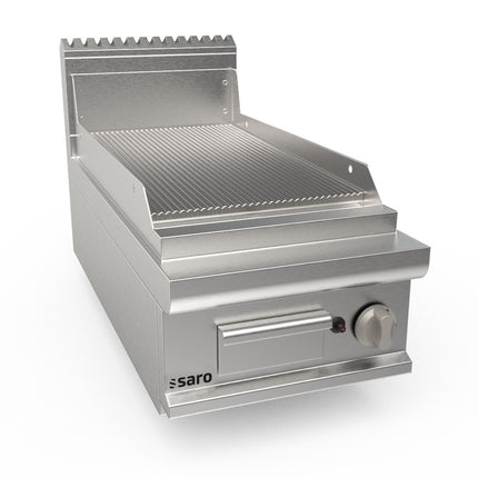 SARO Gas griddle plate table top
model LQ / FTG2BBR