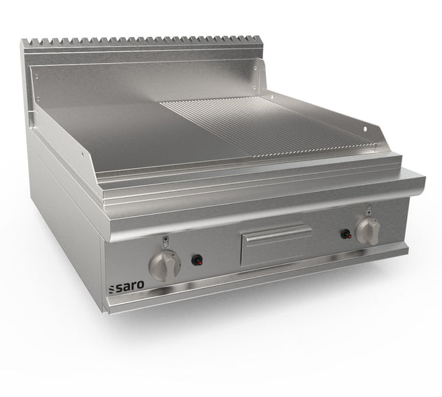 SARO Gas griddle plate table top
model LQ / FTG4BBM
