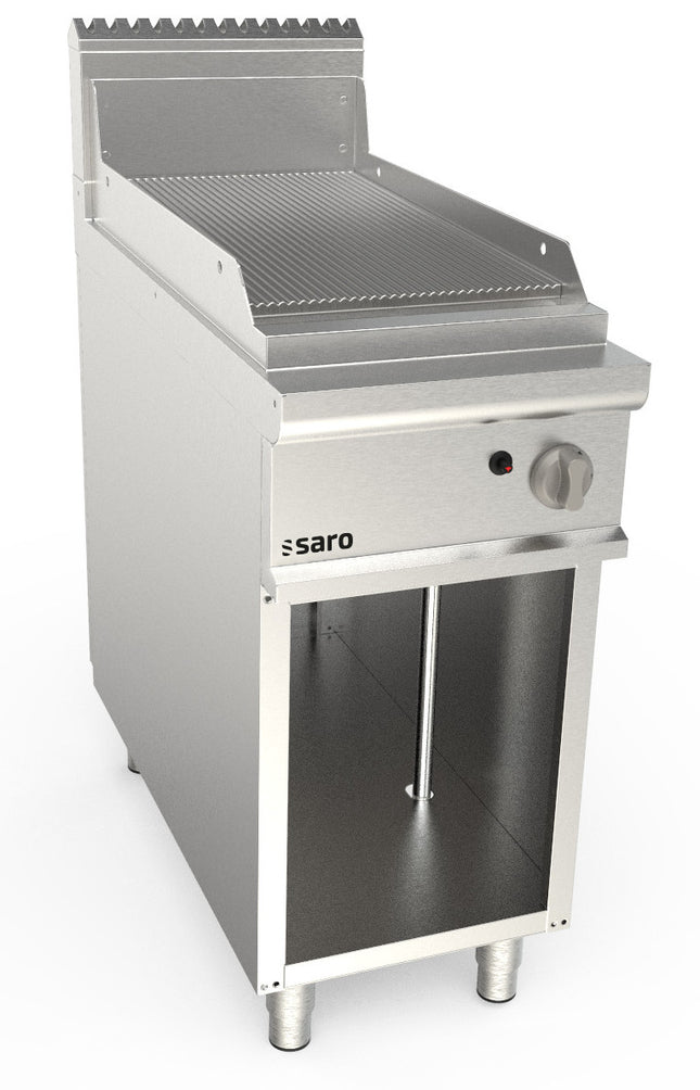 SARO Gas griddle plate with open standmodel LQ / FTG2BAR