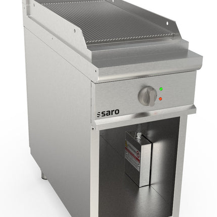 Plaque de cuisson électrique SARO avec support ouvert
modèle LQ / FTE2BAR