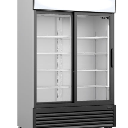 SARO Refrigerator, sliding 2 glass doors + canopy, model GTK 700 SD