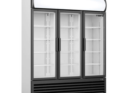 SARO Kylskåp med 3 glas Dörr + kapellmodell GTK 1065