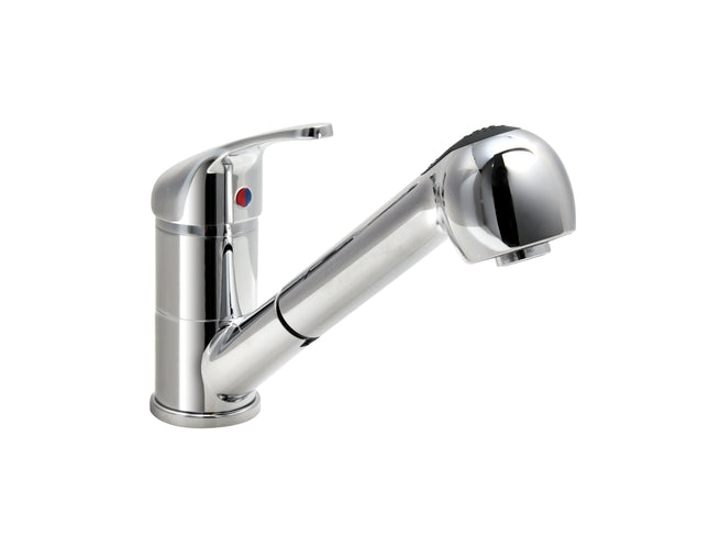 SARO Single-hole mixer with pull-out tap
model SILKE