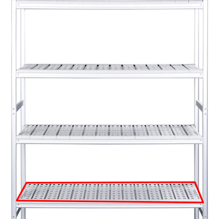 SARO Aluminum shelf with plastic grids 373x620mm