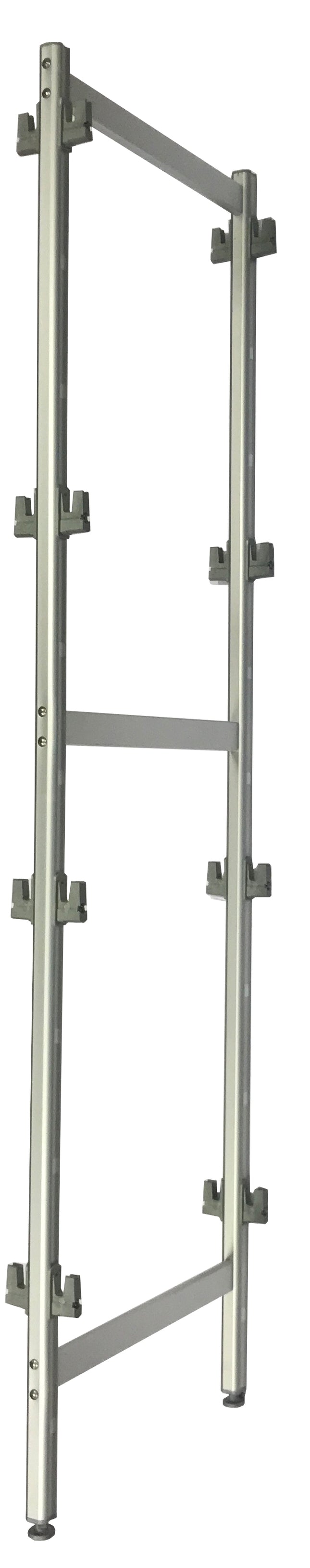 SARO Aluminum refrigerated shelf system 475x1700