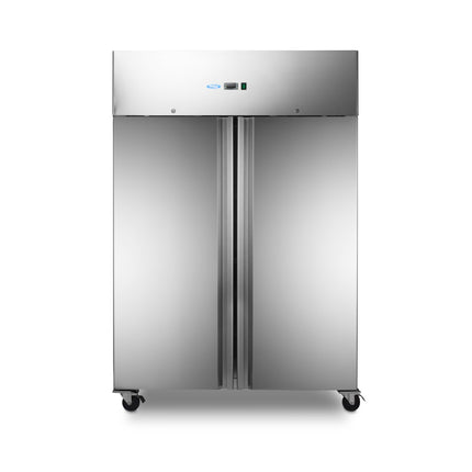 Fryser - 1400L - 6 justerbare hylder (2/1 GN) - på hjul - inkl hylder