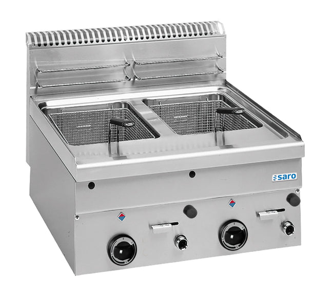 SARO gasfriturestegemaskine 8+8 L bordmodel GF66