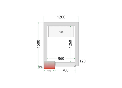 Coldroom Panels 120 mm - CR 120x150x220