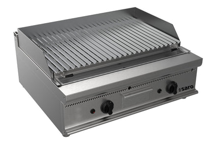SARO gasgrill med lavasten 
bordmodel E7/BS2BB